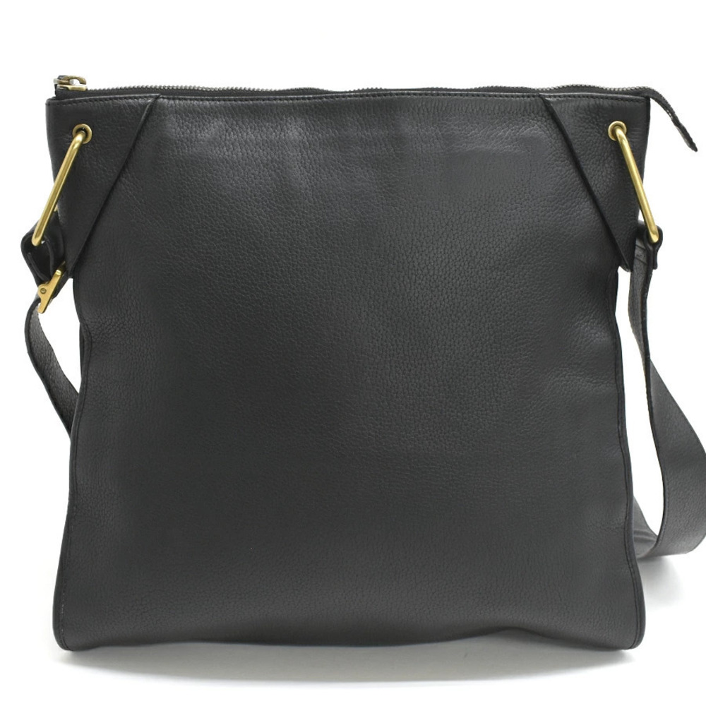 Gucci Shoulder Bag Leather Black Crossbody - Picture 3 of 8